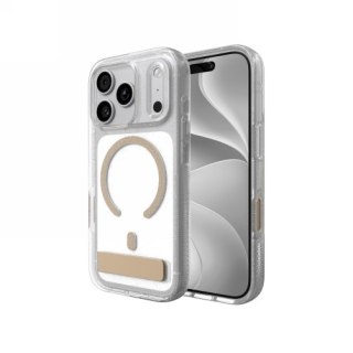 ZAGG Milan Snap KS - etui do iPhone 18 Pro / 17 Pro kompatybilne z MagSafe (glitter gold)