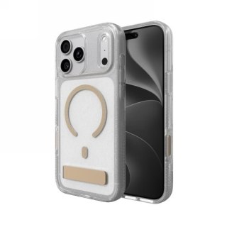ZAGG Milan Snap KS - etui do iPhone 18 Pro Max / 17 Pro Max kompatybilne z MagSafe (glitter gold)