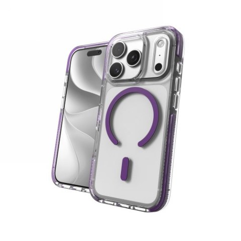 ZAGG Santa Cruz Snap - etui do iPhone 18 Pro / 17 Pro kompatybilne z MagSafe (purple)