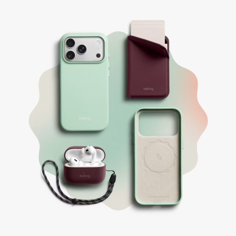 Bellroy INNOVERA Case - etui do iPhone 18 Pro Max / 17 Pro Max kompatybilne z MagSafe (mint)