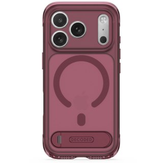 Decoded AntiMicrobial Hybrid Stand Backcover - etui do iPhone 18 Pro Max / 17 Pro Max kompatybilne z MagSafe (rose quartz)