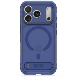 Decoded AntiMicrobial Hybrid Stand Backcover - etui z podstawką do iPhone 18 Pro / 17 Pro kompatybilne z MagSafe (atlantic blue)