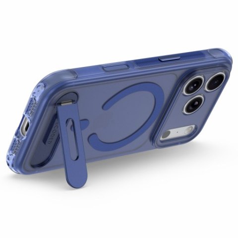 Decoded AntiMicrobial Hybrid Stand Backcover - etui z podstawką do iPhone 18 Pro / 17 Pro kompatybilne z MagSafe (atlantic blue)