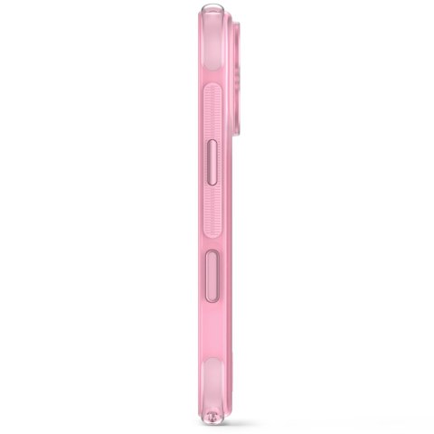 Decoded AntiMicrobial Hybrid Stand Backcover - etui z podstawką do iPhone 18 Pro / 17 Pro kompatybilne z MagSafe (clear pink)