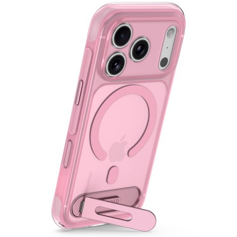 Decoded AntiMicrobial Hybrid Stand Backcover - etui z podstawką do iPhone 18 Pro Max / 17 Pro Max kompatybilne z MagSafe (clear 