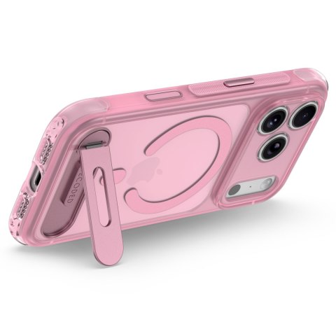 Decoded AntiMicrobial Hybrid Stand Backcover - etui z podstawką do iPhone 18 Pro Max / 17 Pro Max kompatybilne z MagSafe (clear 