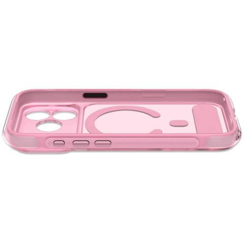 Decoded AntiMicrobial Hybrid Stand Backcover - etui z podstawką do iPhone 18 Pro Max / 17 Pro Max kompatybilne z MagSafe (clear 