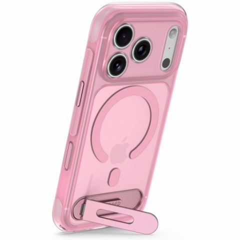 Decoded AntiMicrobial Hybrid Stand Backcover - etui z podstawką do iPhone 18 Pro Max / 17 Pro Max kompatybilne z MagSafe (clear 