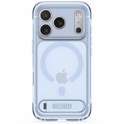 Decoded AntiMicrobial Hybrid Stand Backcover - etui z podstawką do iPhone 18 Pro Max / 17 Pro Max kompatybilne z MagSafe (clear 