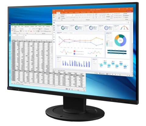 EIZO FlexScan EV2410R-BK - monitor 24,1", 1920 x 1200, FullHD, 16:10, 7 lat gwarancji (czarny)