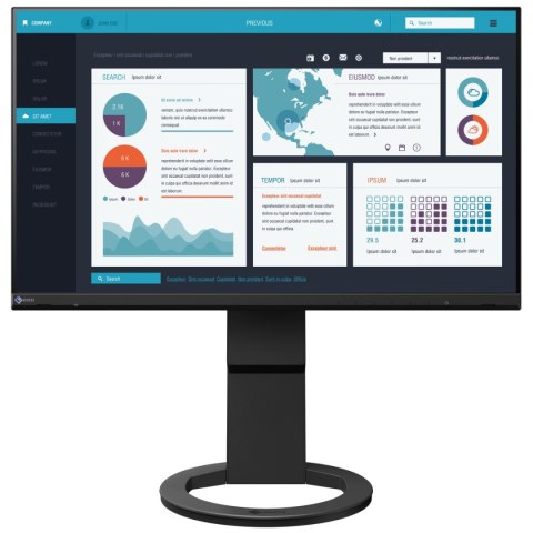 EIZO FlexScan EV2490-BK - monitor 23,8", 1920 x 1080, FullHD, 16:9 (czarny)