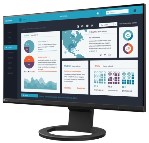 EIZO FlexScan EV2490-BK - monitor 23,8", 1920 x 1080, FullHD, 16:9 (czarny)