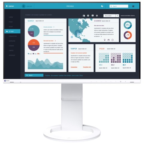 EIZO FlexScan EV2490-WT- monitor 23,8", 1920 x 1080, FullHD, 16:9 (biały)
