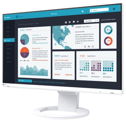 EIZO FlexScan EV2490-WT- monitor 23,8", 1920 x 1080, FullHD, 16:9 (biały)
