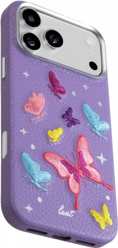 Laut Twine Edge - etui do iPhone 18 Pro / 17 Pro kompatybilne z MagSafe (lilac butterfly)