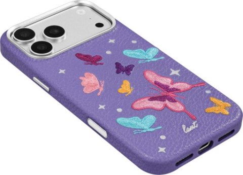 Laut Twine Edge - etui do iPhone 18 Pro / 17 Pro kompatybilne z MagSafe (lilac butterfly)