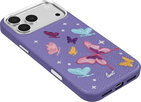 Laut Twine Edge - etui do iPhone 18 Pro Max / 17 Pro Max kompatybilne z MagSafe (lilac butterfly)