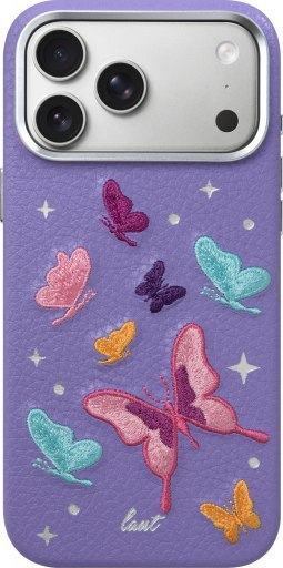Laut Twine Edge - etui do iPhone 18 Pro Max / 17 Pro Max kompatybilne z MagSafe (lilac butterfly)
