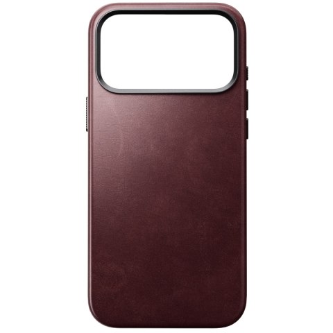 NOMAD Traditional Leather Case - etui do iPhone 18 Pro Max / 17 Pro Max kompatybilne z MagSafe, skóra Horween (burgundy)