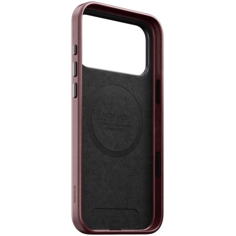 NOMAD Traditional Leather Case - etui do iPhone 18 Pro Max / 17 Pro Max kompatybilne z MagSafe, skóra Horween (burgundy)