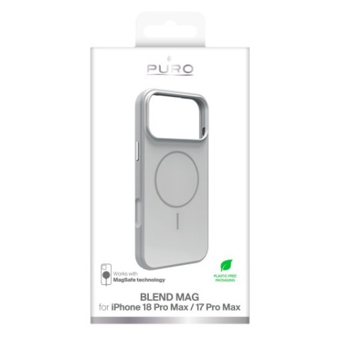 Puro Bicol Mag - etui do iPhone 18 Pro Max / 17 Pro Max kompatybilne z MagSafe (soft cloud)