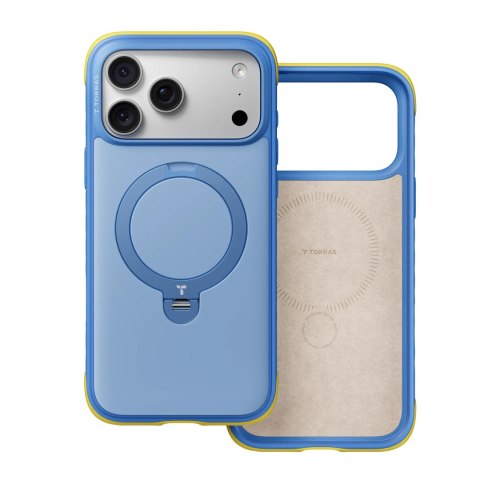 TORRAS Ostand Q3 Rugg - etui do iPhone 18 Pro / 17 Pro kompatybilne z MagSafe (blue)