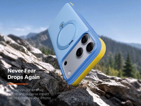 TORRAS Ostand Q3 Rugg - etui do iPhone 18 Pro Max / 17 Pro Max kompatybilne z MagSafe (blue)