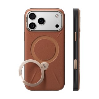 TORRAS Ostand Q3 VegSkin - etui do iPhone 18 Pro Max / 17 Pro Max kompatybilne z MagSafe (brown)