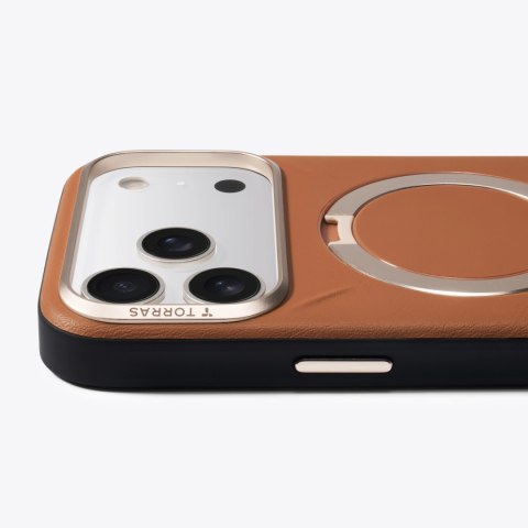 TORRAS Ostand Q3 VegSkin - etui do iPhone 18 Pro Max / 17 Pro Max kompatybilne z MagSafe (brown)
