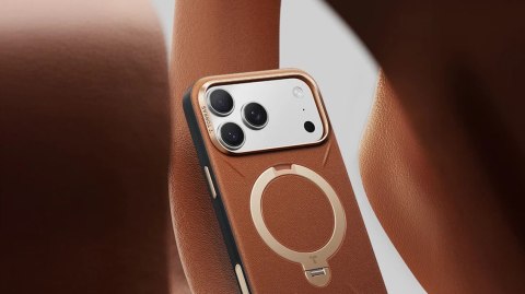 TORRAS Ostand Q3 VegSkin - etui do iPhone 18 Pro Max / 17 Pro Max kompatybilne z MagSafe (brown)