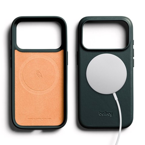 Bellroy Leather Case - etui do iPhone 18 Pro / 17 Pro kompatybilne z MagSafe (deep ocean)