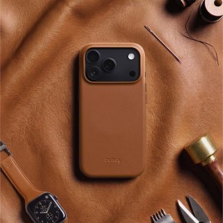 Bellroy Leather Case - etui do iPhone 18 Pro / 17 Pro kompatybilne z MagSafe (toffee)
