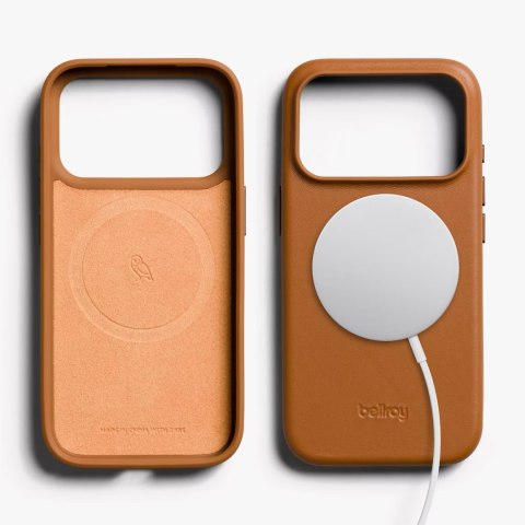 Bellroy Leather Case - etui do iPhone 18 Pro Max / 17 Pro Max kompatybilne z MagSafe (toffee)