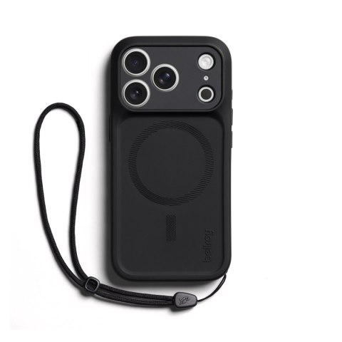Bellroy Venture Case - etui do iPhone 18 Pro / 17 Pro kompatybilne z MagSafe oraz smycz na nadgarstek do telefonu (shadow)