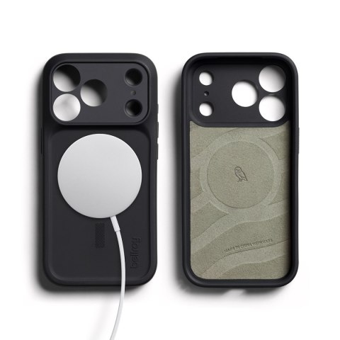 Bellroy Venture Case - etui do iPhone 18 Pro Max / 17 Pro Max kompatybilne z MagSafe oraz smycz na nadgarstek do telefonu (shado