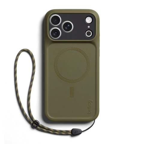 Bellroy Venture Case - etui do iPhone 18 Pro Max / 17 Pro Max kompatybilne z MagSafe oraz smycz na nadgarstek do telefonu (woodl