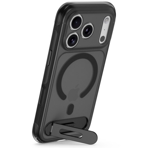 Decoded AntiMicrobial Hybrid Stand Backcover - etui z podstawką do iPhone 18 Pro Max / 17 Pro Max kompatybilne z MagSafe (froste