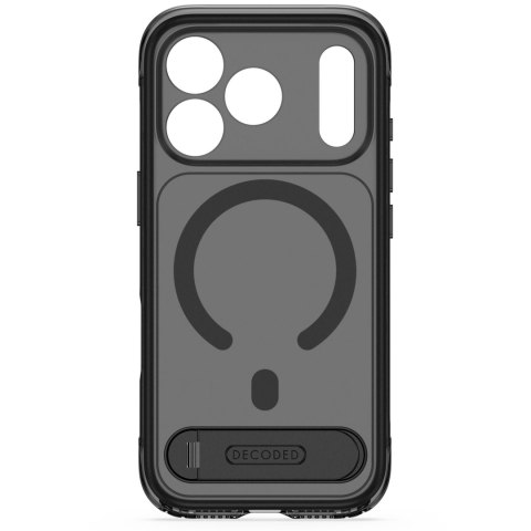 Decoded AntiMicrobial Hybrid Stand Backcover - etui z podstawką do iPhone 18 Pro Max / 17 Pro Max kompatybilne z MagSafe (froste