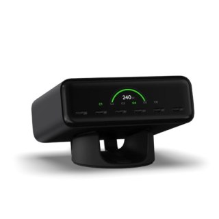 Satechi ChargeView GaN 240 W - ładowarka sieciowa 240W z wyświetlaczem, 6x USB-C (space black)
