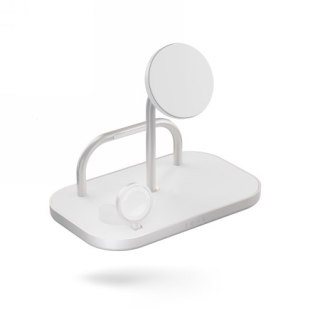 ZENS 4-1 Wireless Charger 60W - bezprzewodowa ładowarka Qi2 do trzech urządzeń (60W), z możliwością ładowania czwartego urządzen
