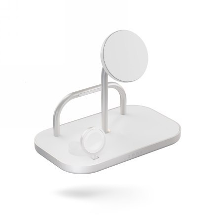 ZENS 4-1 Wireless Charger 60W - bezprzewodowa ładowarka Qi2 do trzech urządzeń (60W), z możliwością ładowania czwartego urządzen